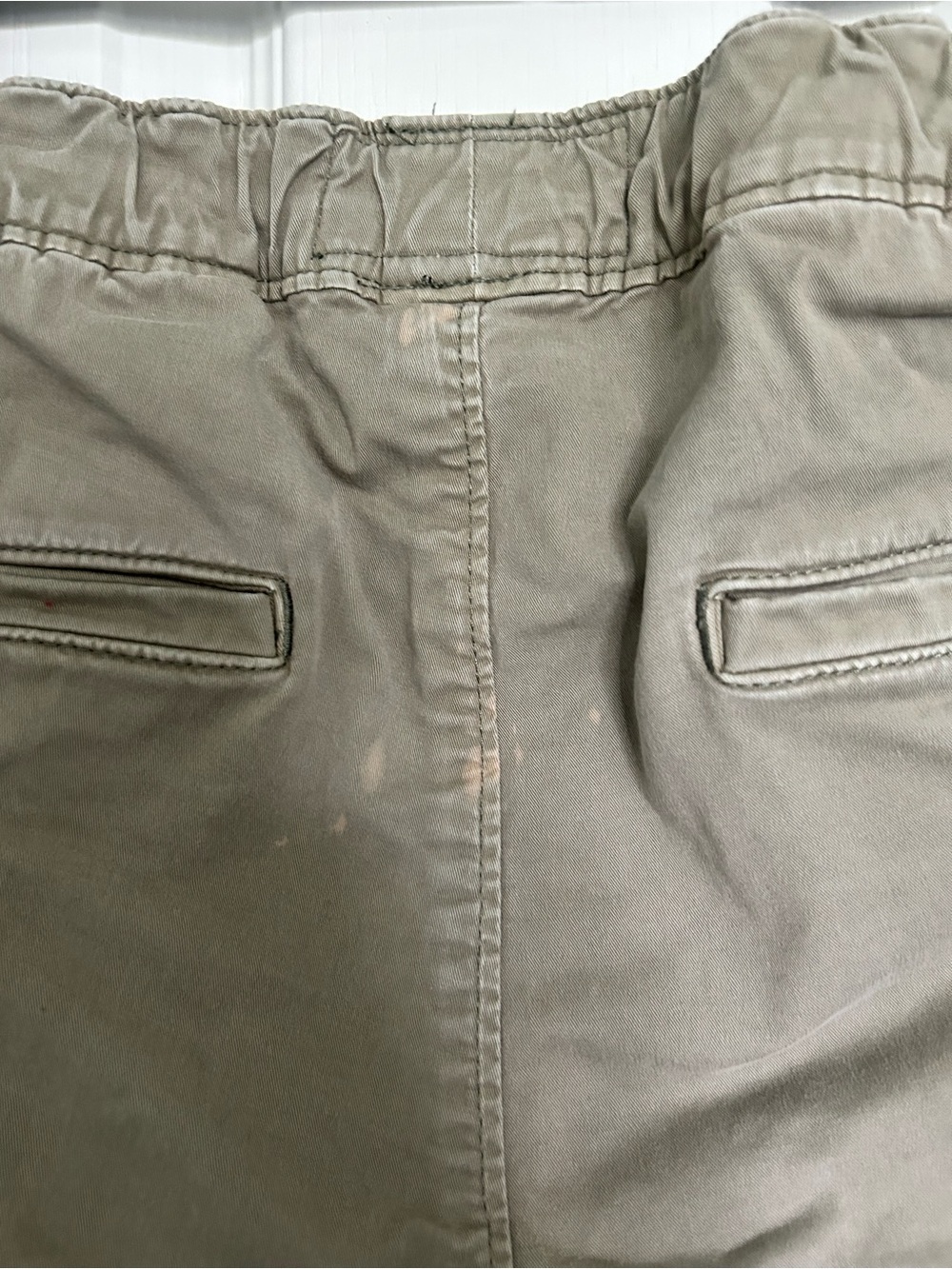 Abercrombie & Fitch Men's Tan Cargo Drawstring Shorts| Size Medium - Picture 5 of 5